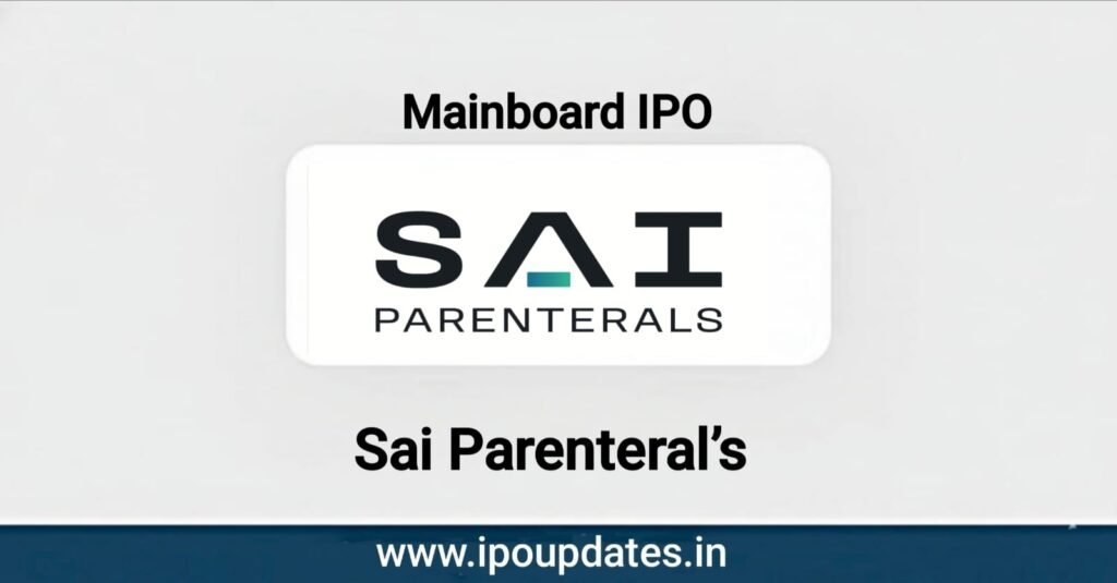 Sai Parenterals IPO Image