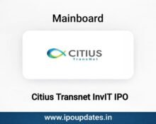 Citius Transnet Investment Trust InvIT IPO
